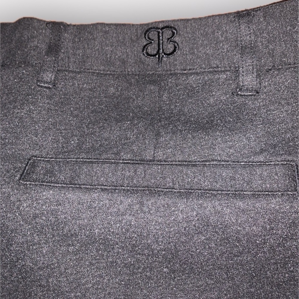 Betabrand Stretch Comfy Dress Pants Missing Button 34x30 Gray - Picture 4 of 7